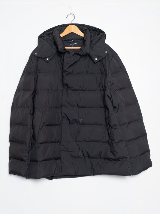 Double-breasted buttoned down jacket