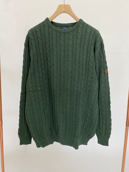 Cotton cable sweater