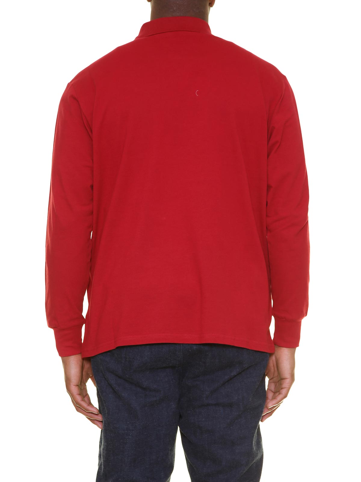 Polo piq ml stretch bordo'
