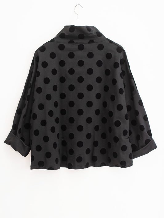 Velvet polka dot jacket 158C