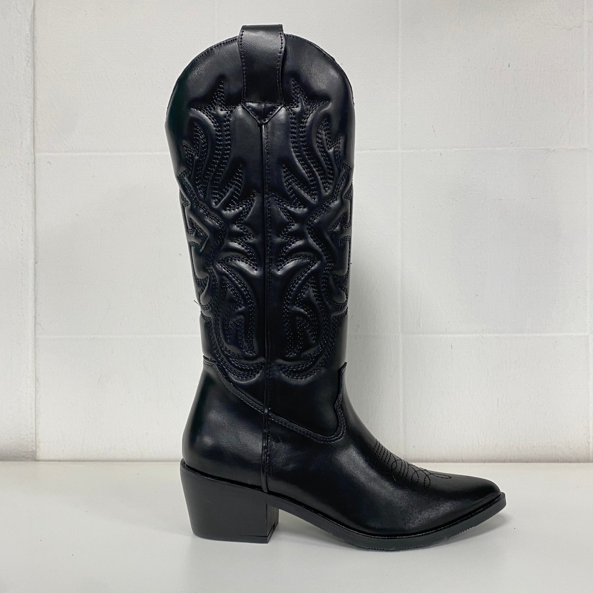 Leather Texan boot