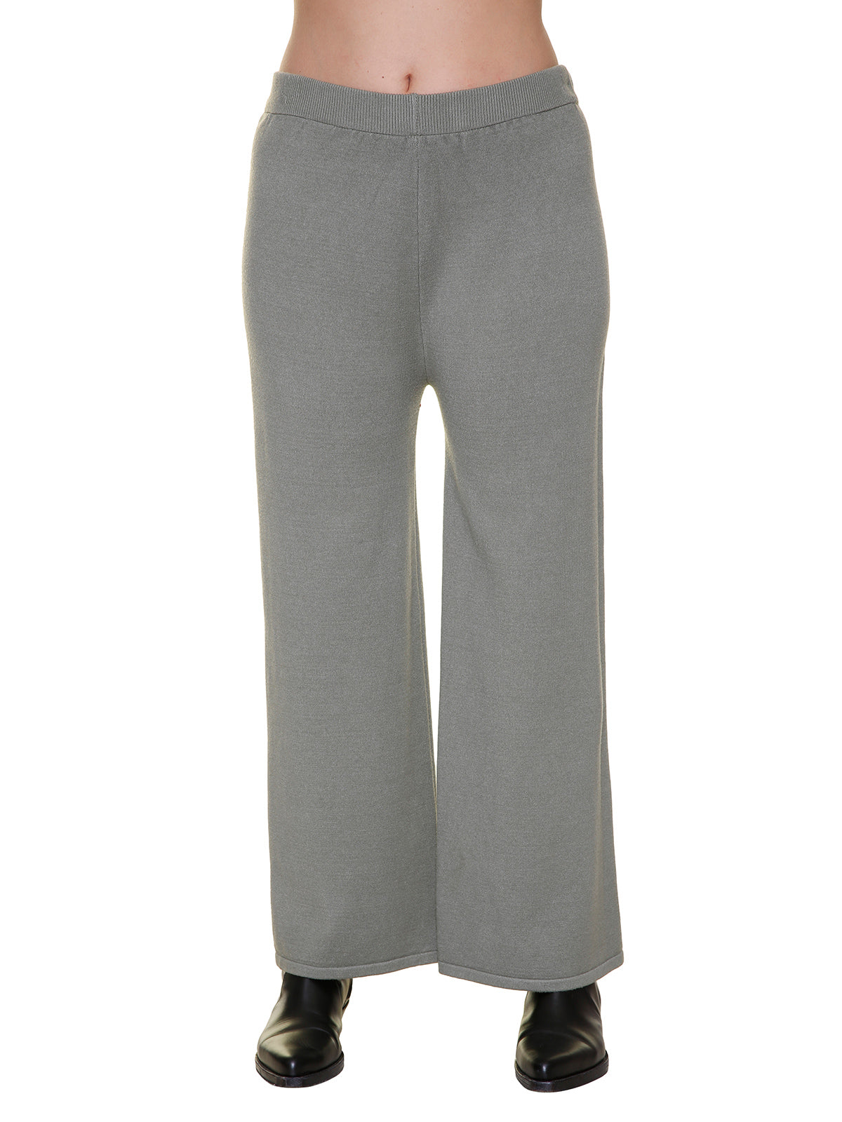 Pantalone lana basico blu notte