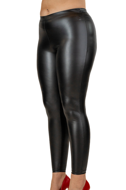 Panta ecopelle basico nero