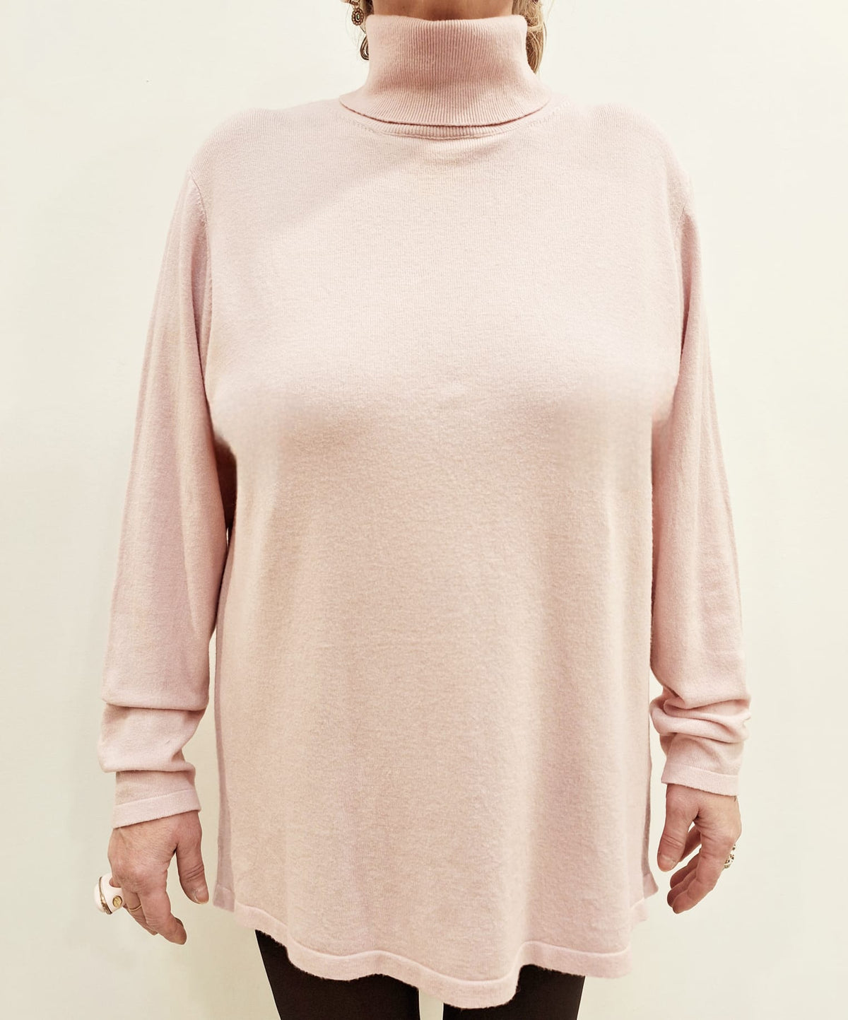 Maglia collo alto cherry