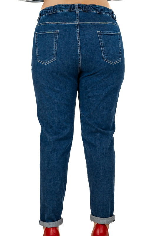 Jeans basico con molla jeans black wash