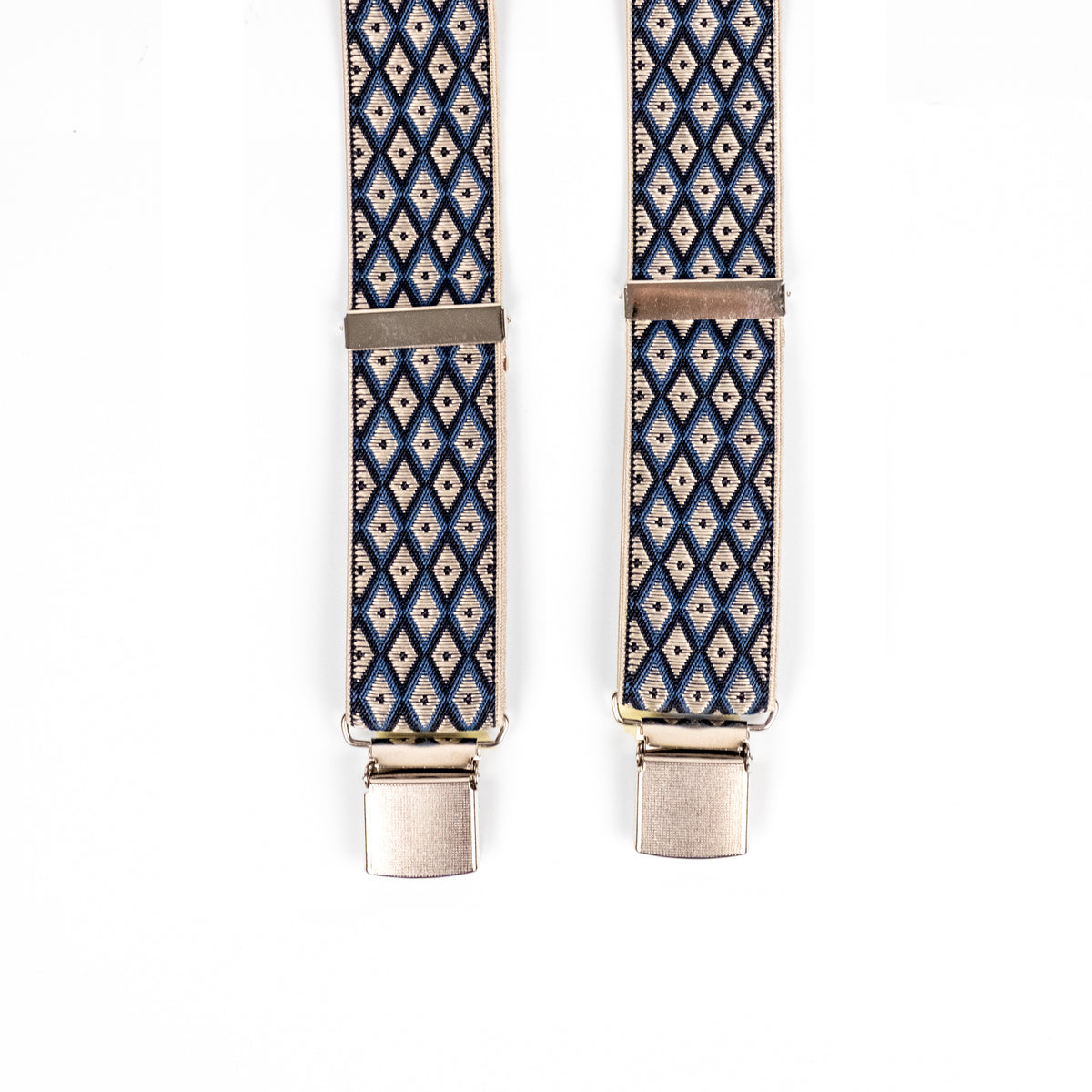 Bretella rombi denim