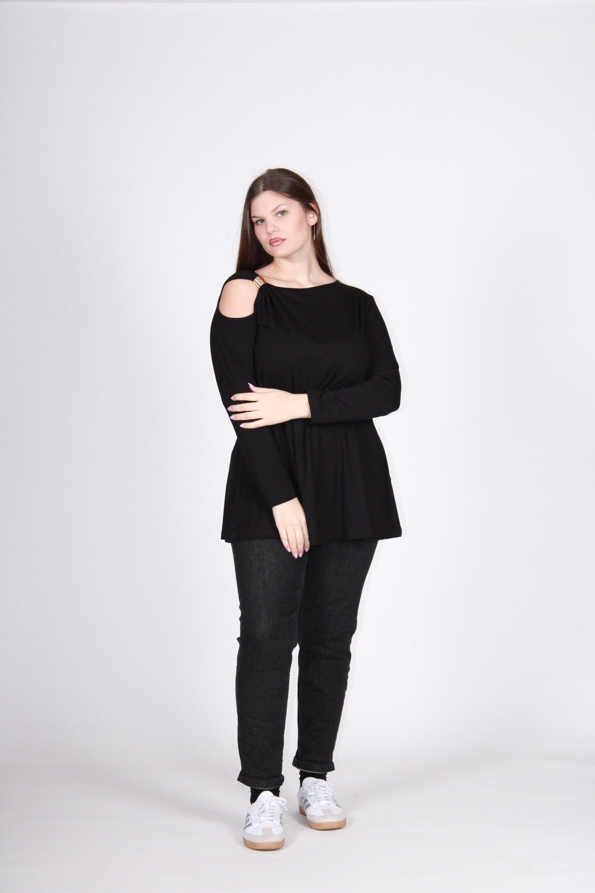 Maglia oblo' nero