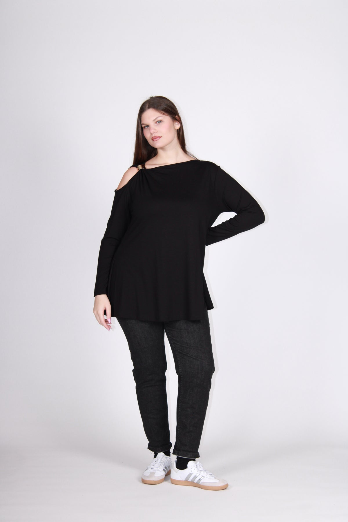 Maglia oblo' nero