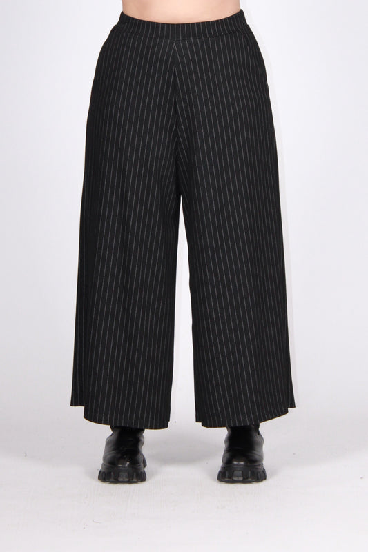 Pantalone palazzo gessato