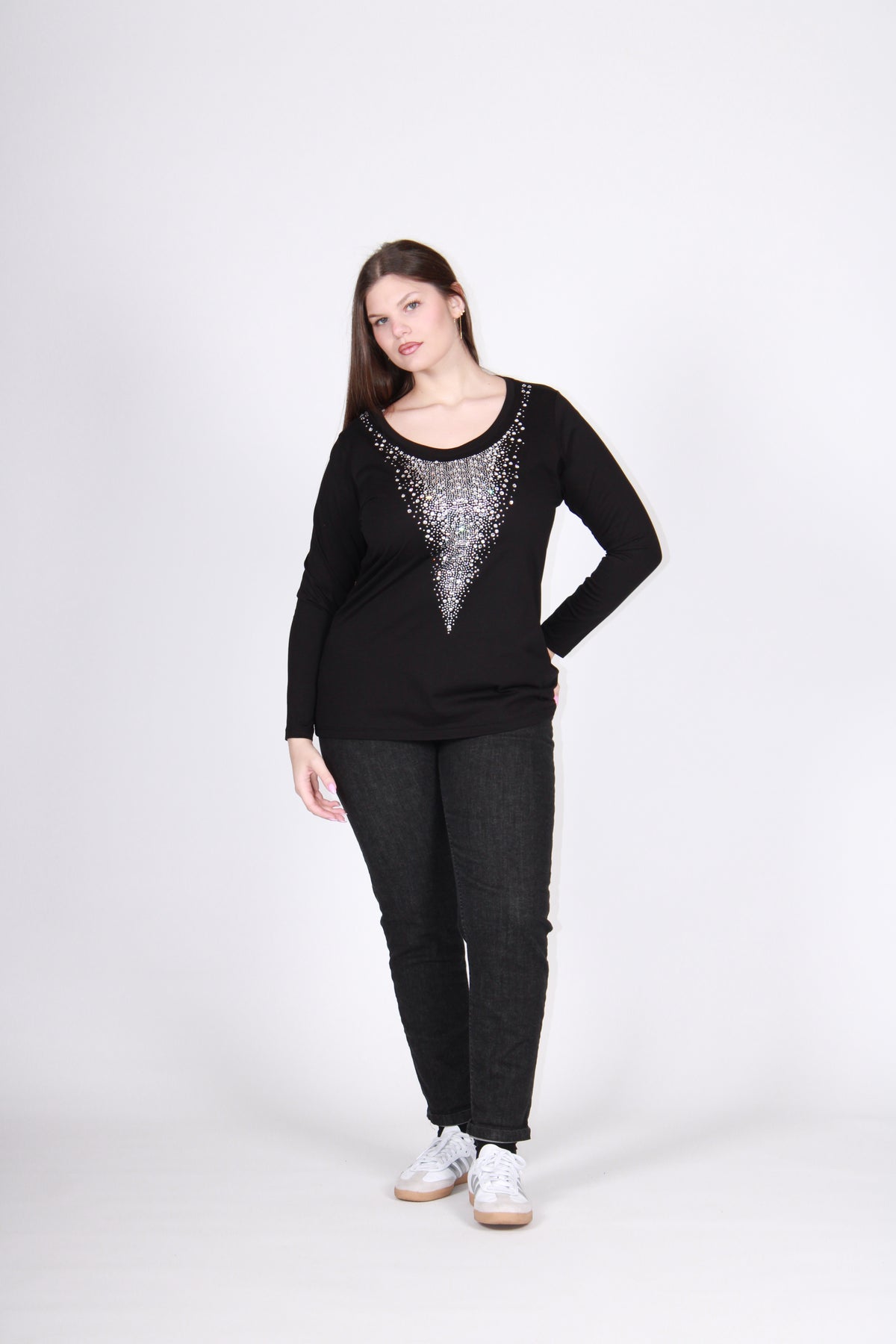 T-shirt vulcano nero