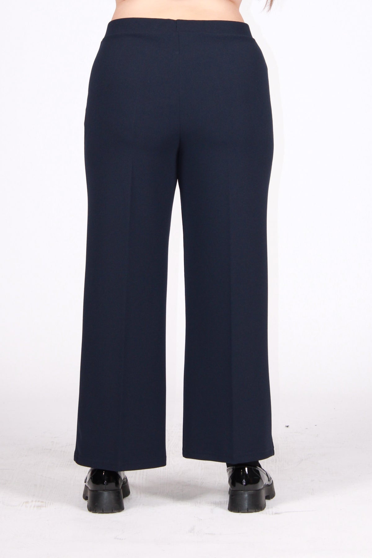 Pant scuba crepe blu notte