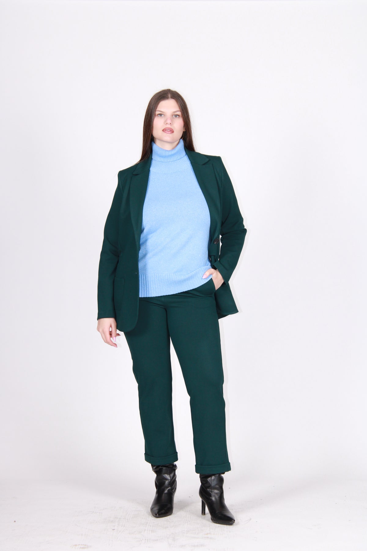Giacca piquet verde dior