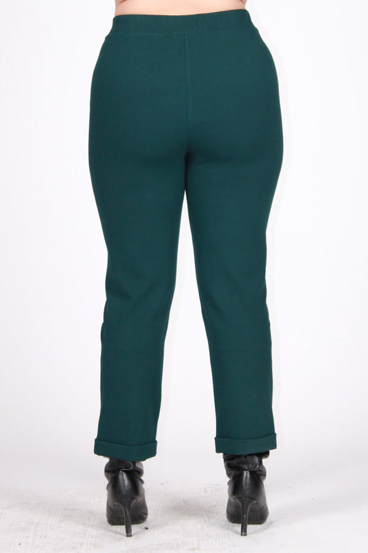 Pantalone piquet verde dior