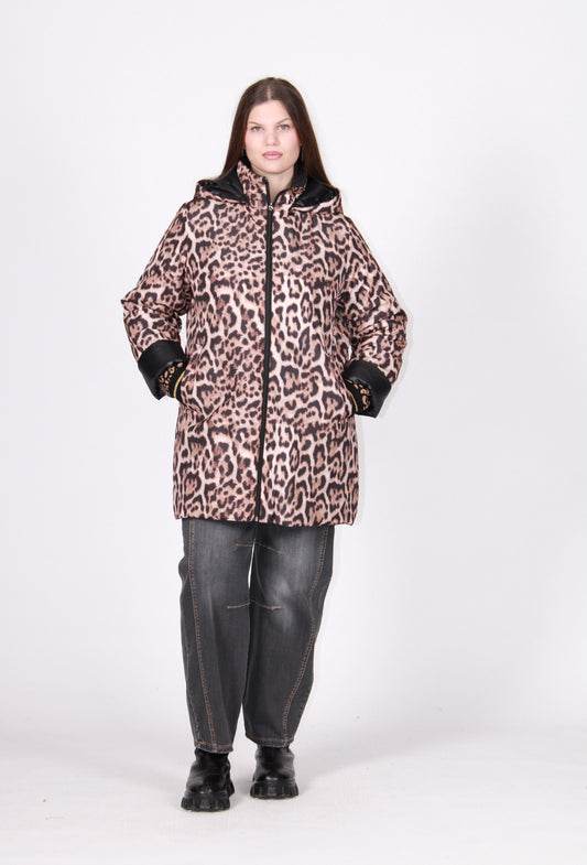 Piumino maculato reversibile fant.macula