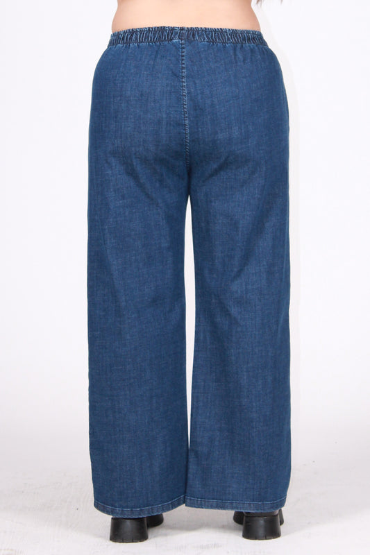 Jeans taschine sabbiato blu