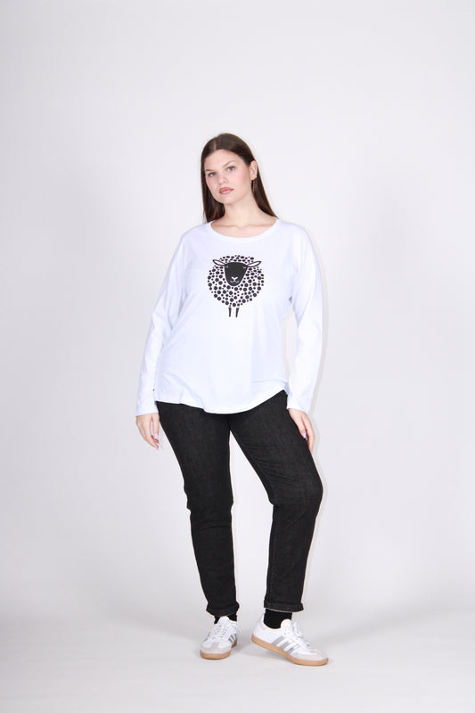 Tshirt sheep bianco