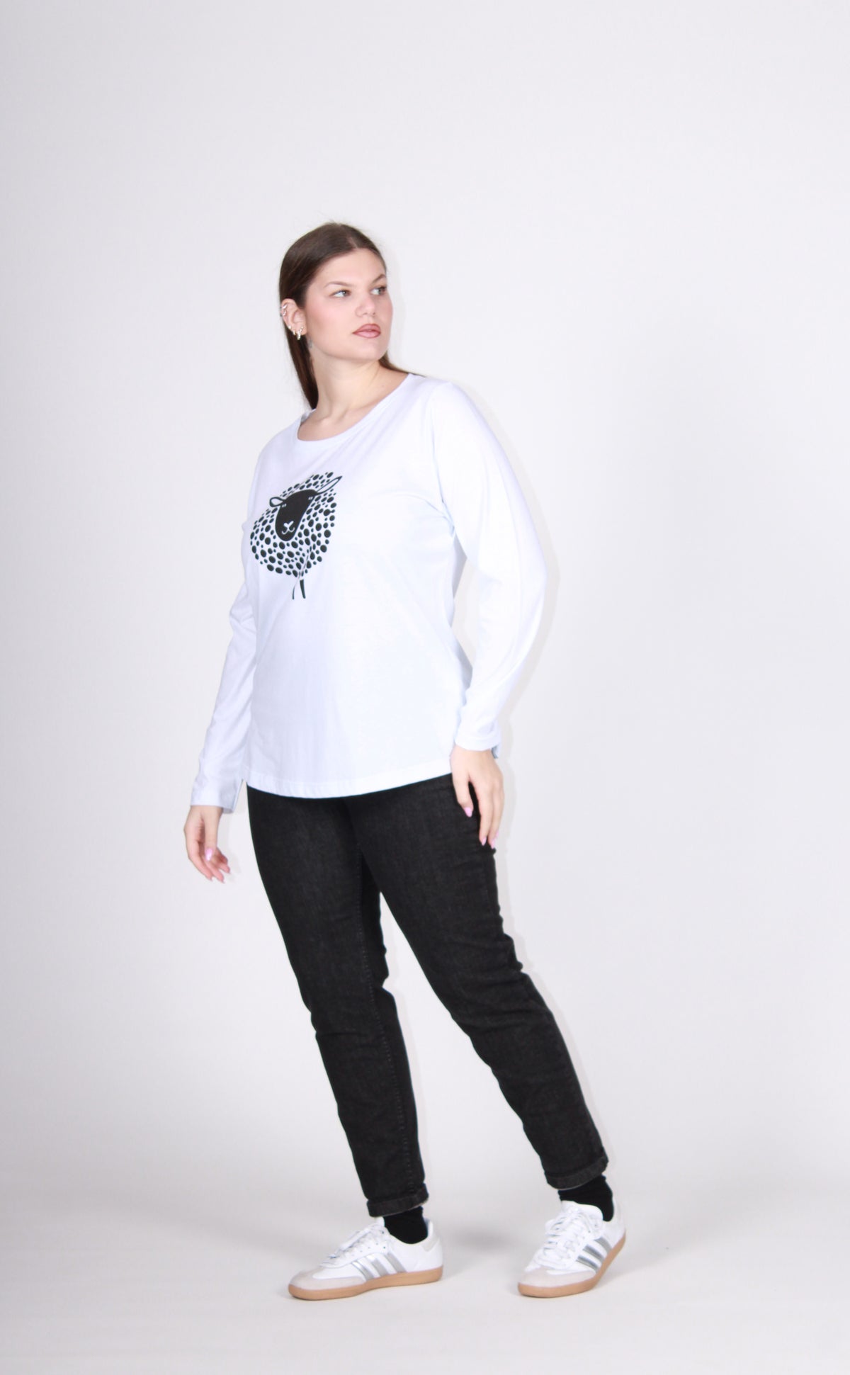 Tshirt sheep bianco