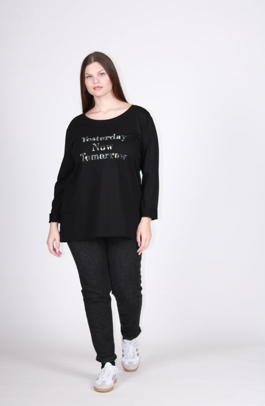 T-shirt yesterday nero