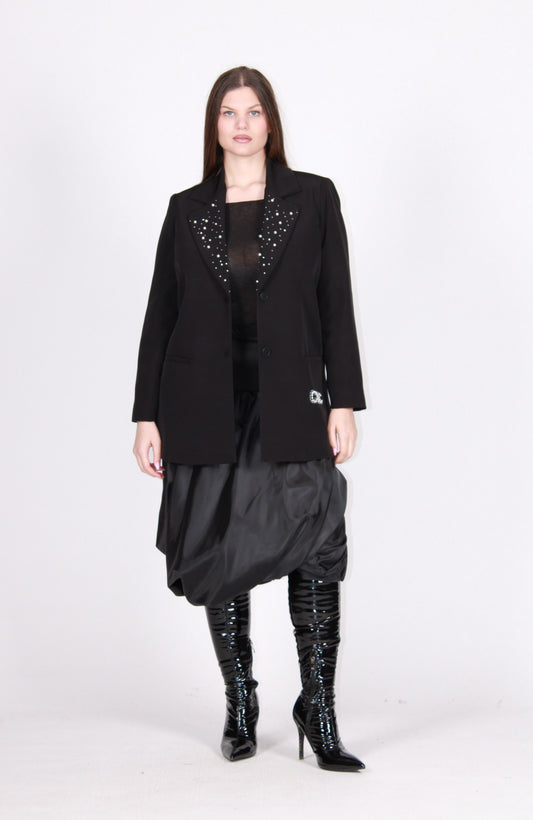 Giacca perle nero