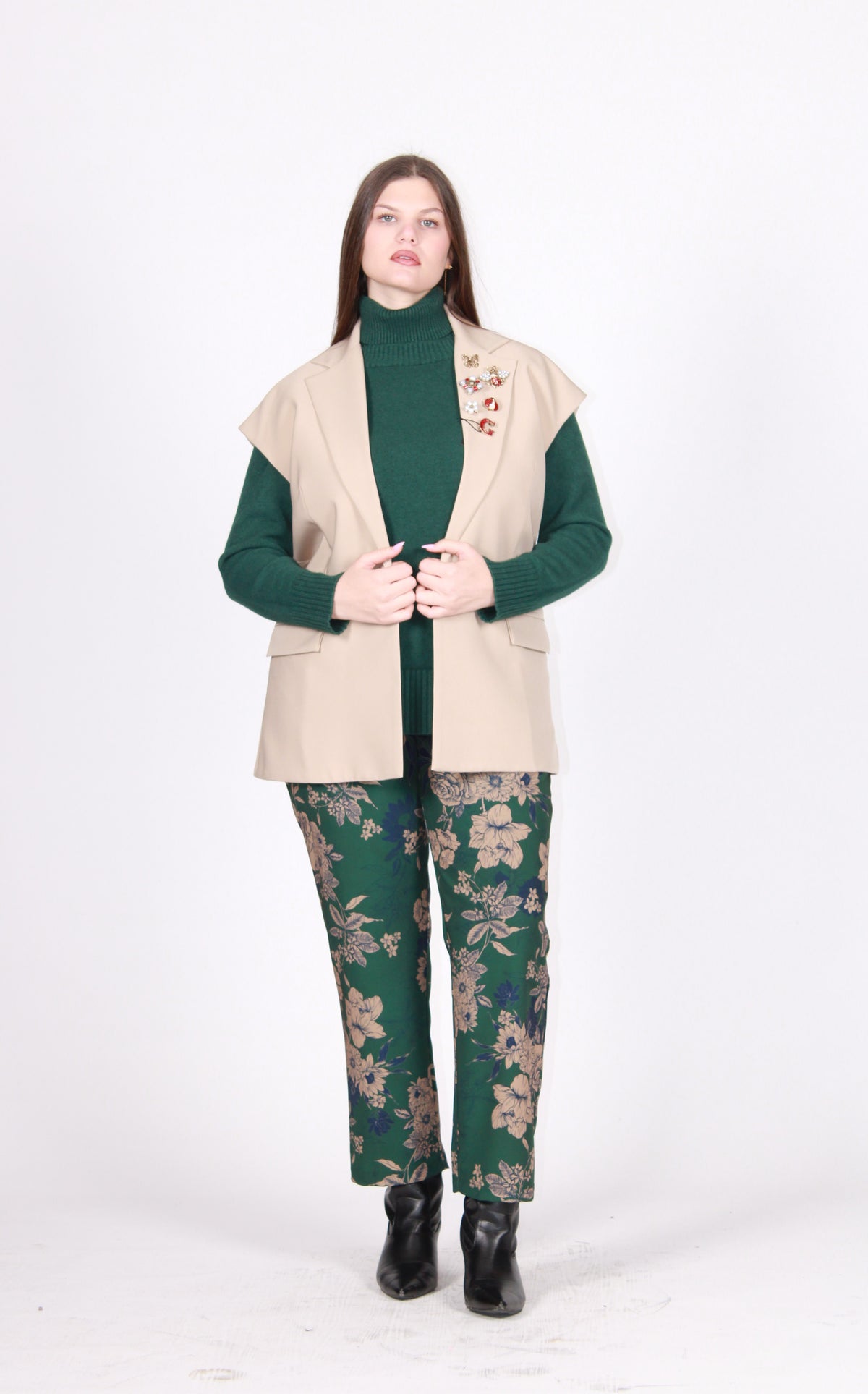Giacca gilet gemello champagne