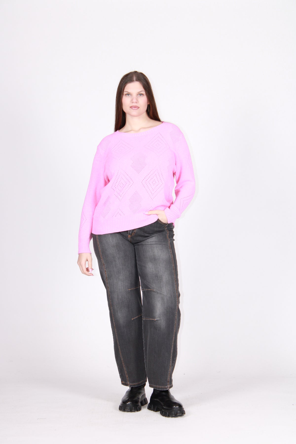 Maglione traforata dalia