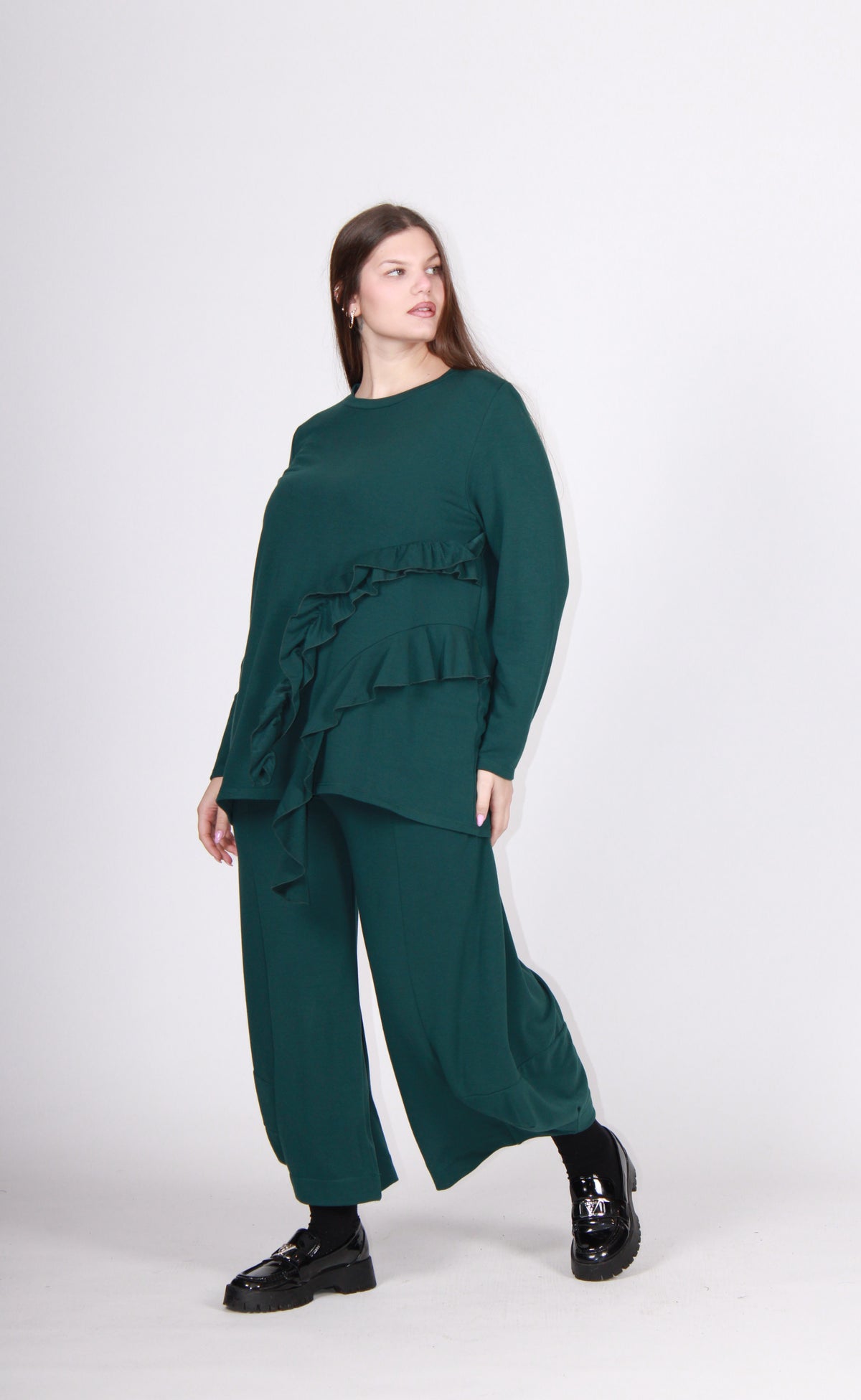 Maglia inserti verde dior