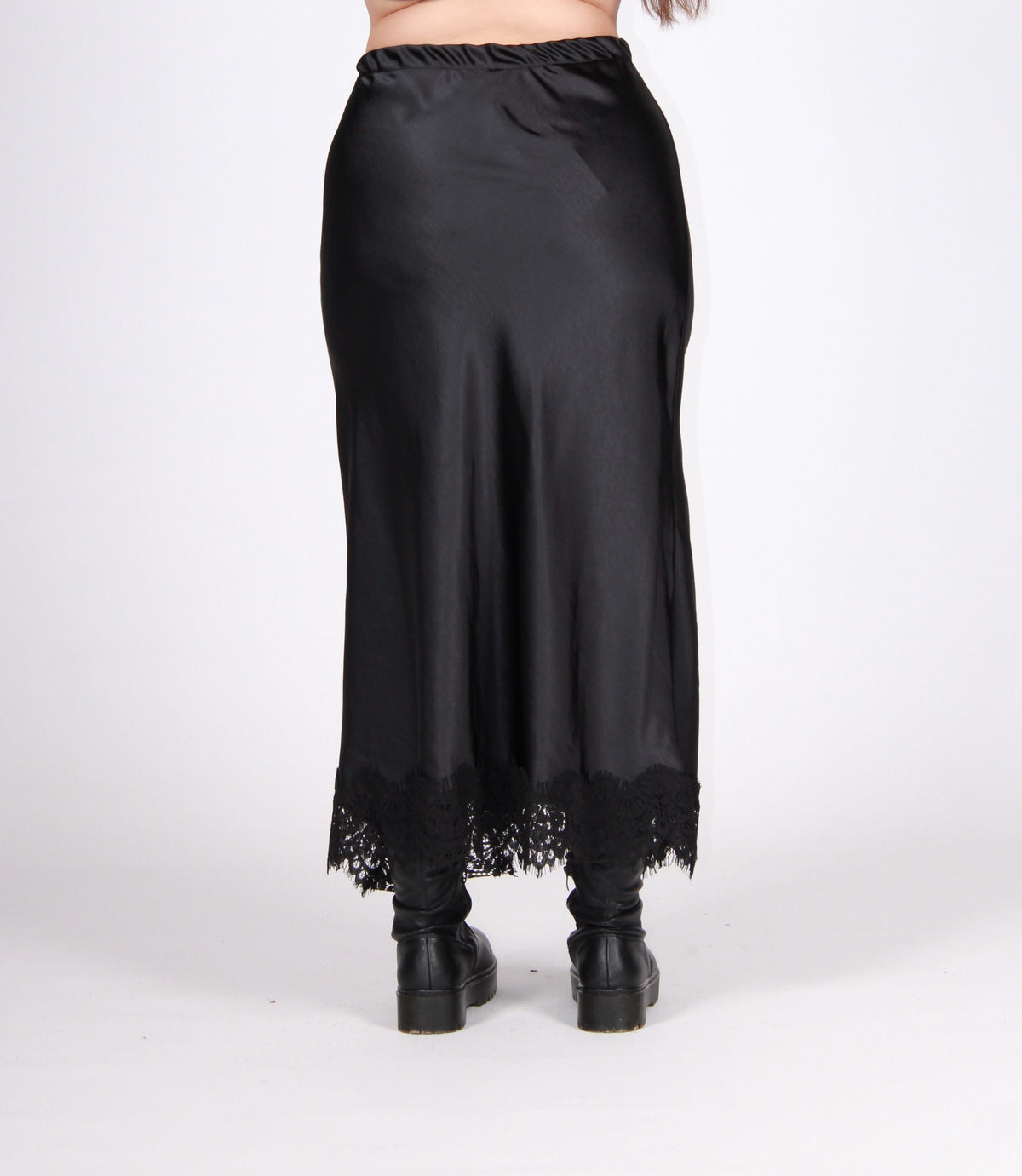 Gonna spacco pizzo nero