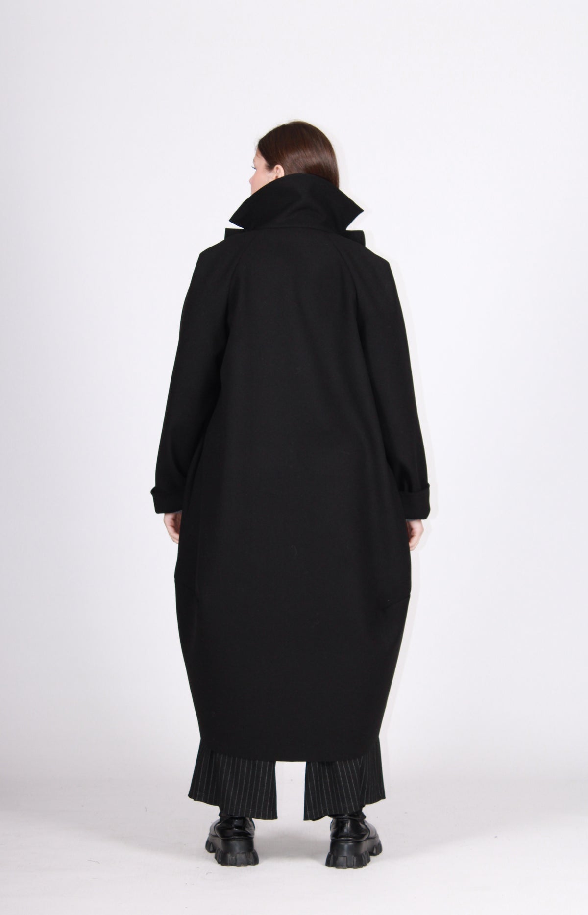 Cappotto tasconi nero