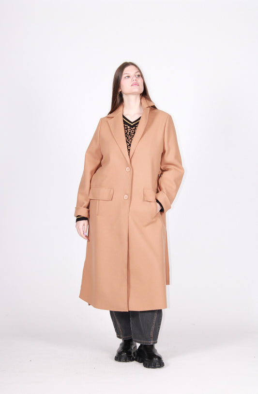 Cappotto uomo cammello