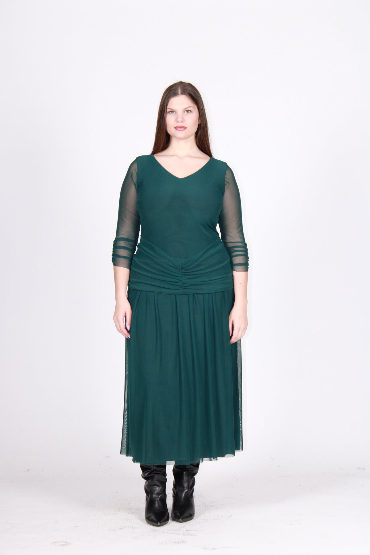 Abito tulle verde dior