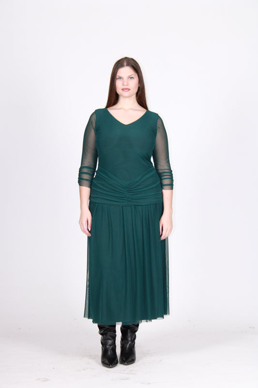 Abito tulle verde dior