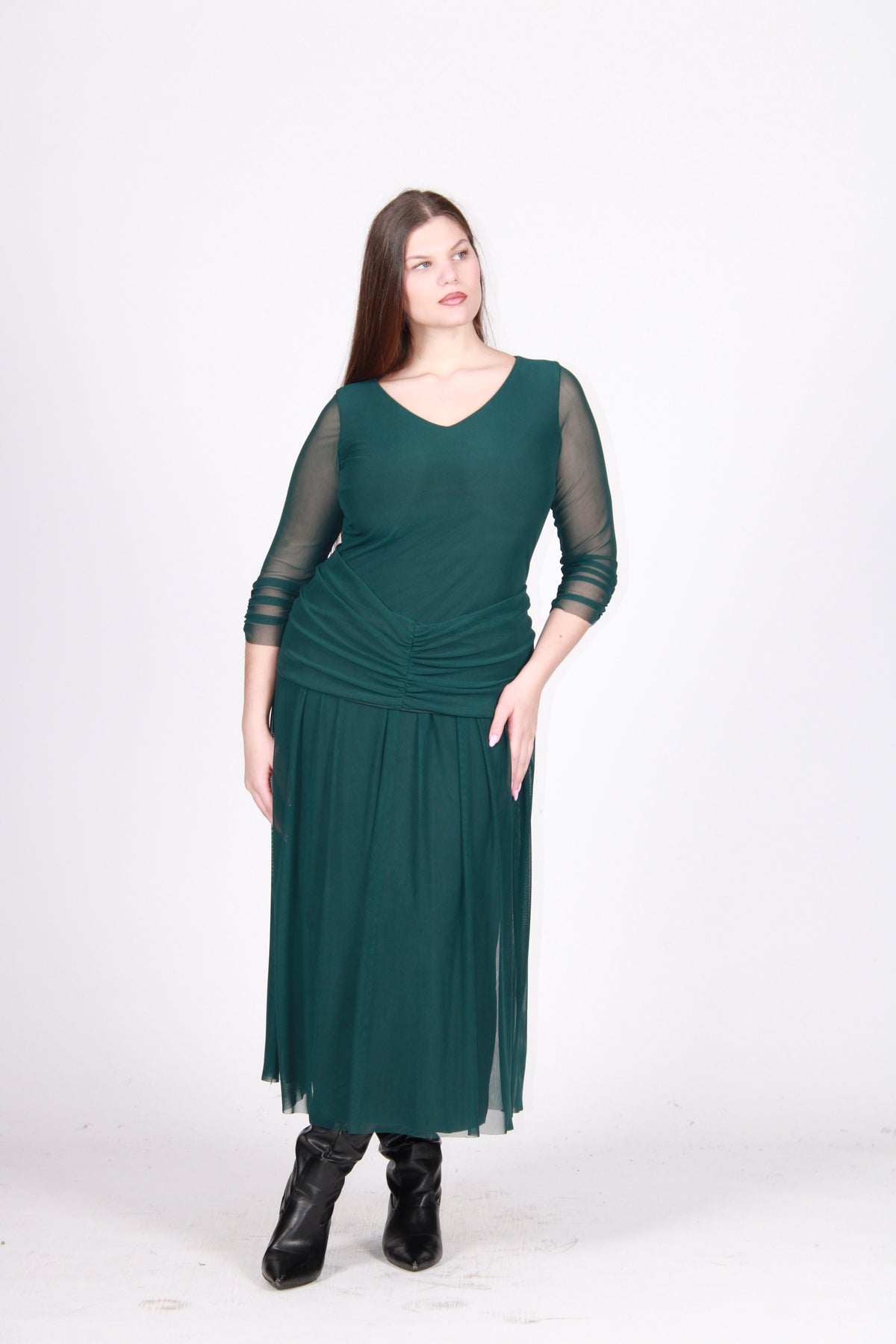 Abito tulle verde dior