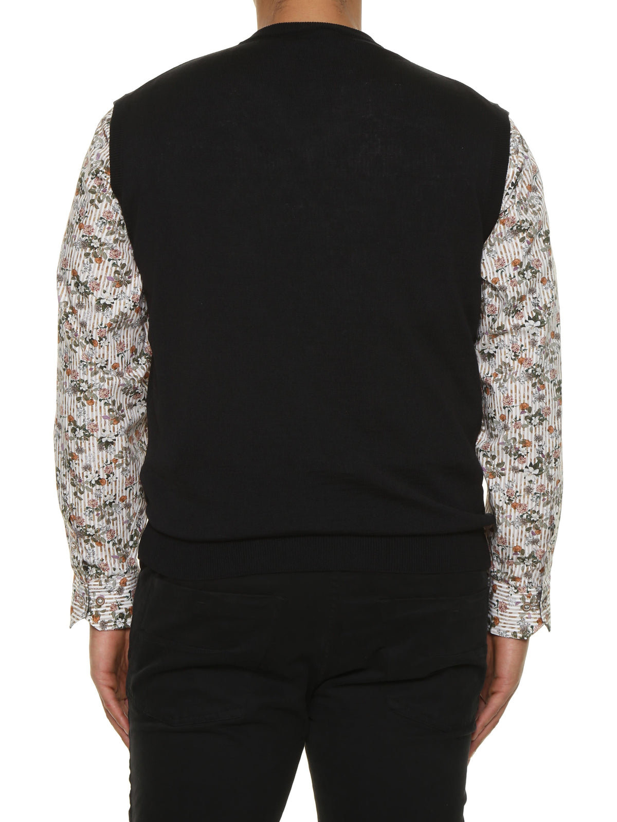 Gilet m.lana blu