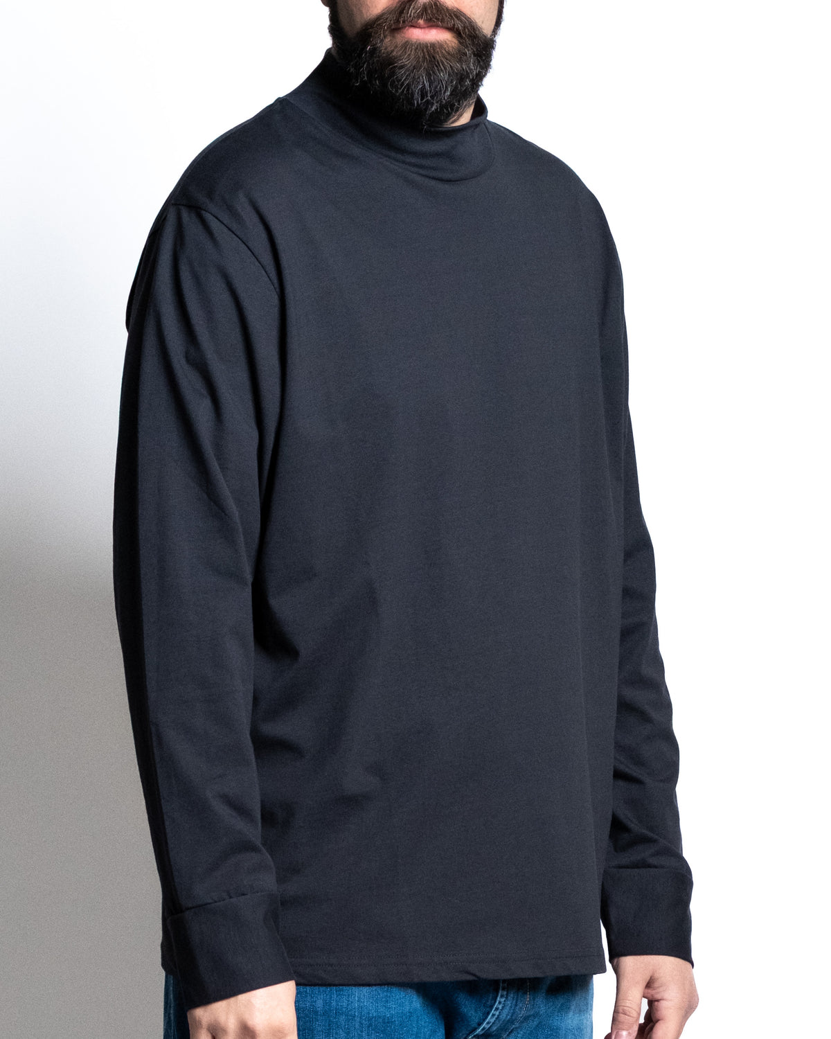 T-shirt lupetto blu