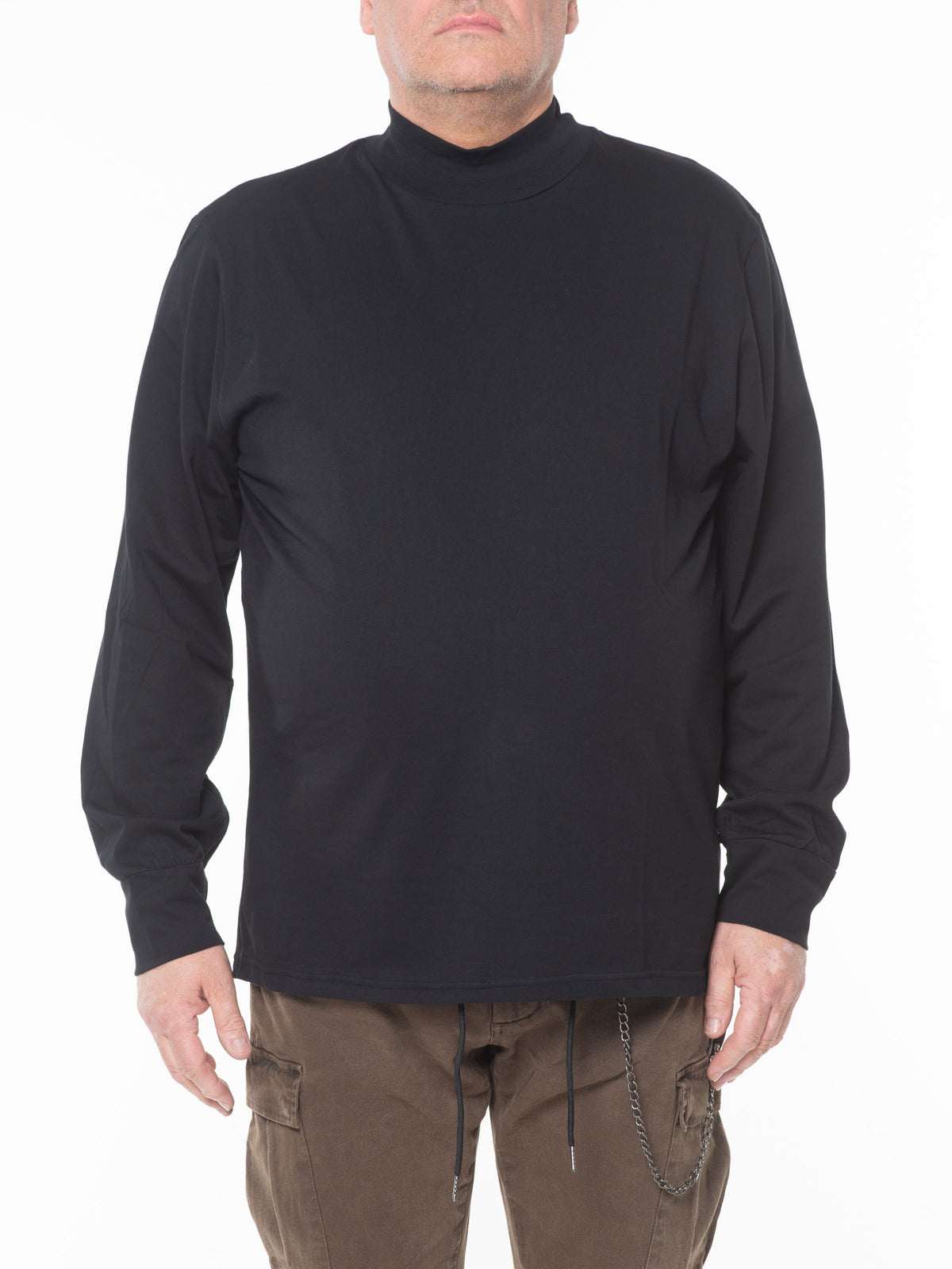T-shirt lupetto nero