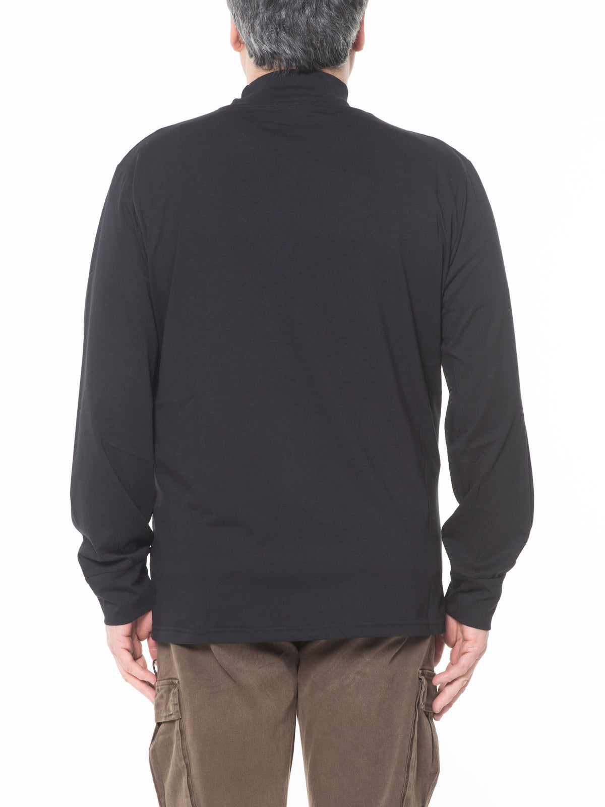 T-shirt lupetto nero