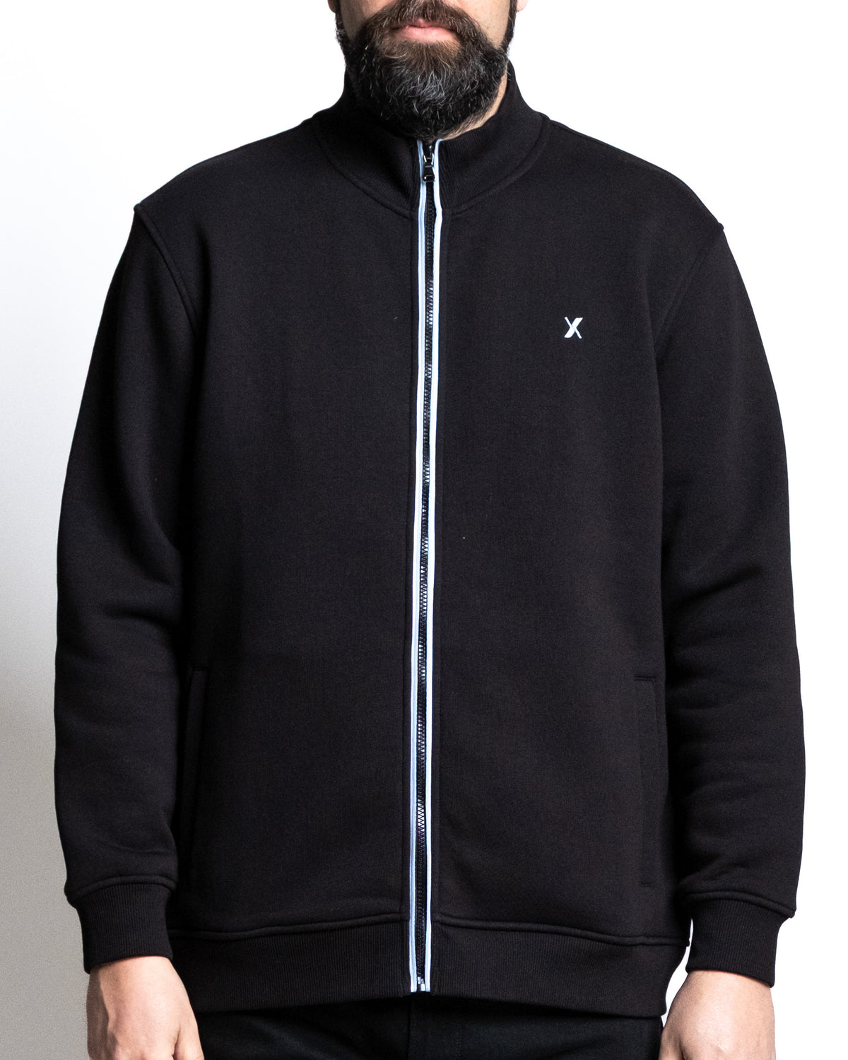 Giacca zip nero
