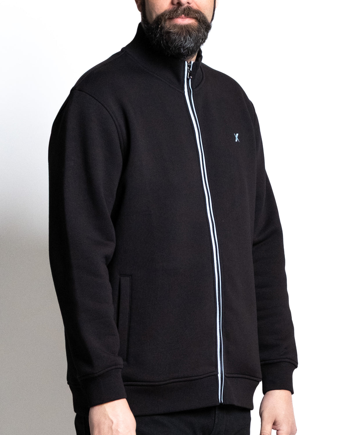 Giacca zip nero