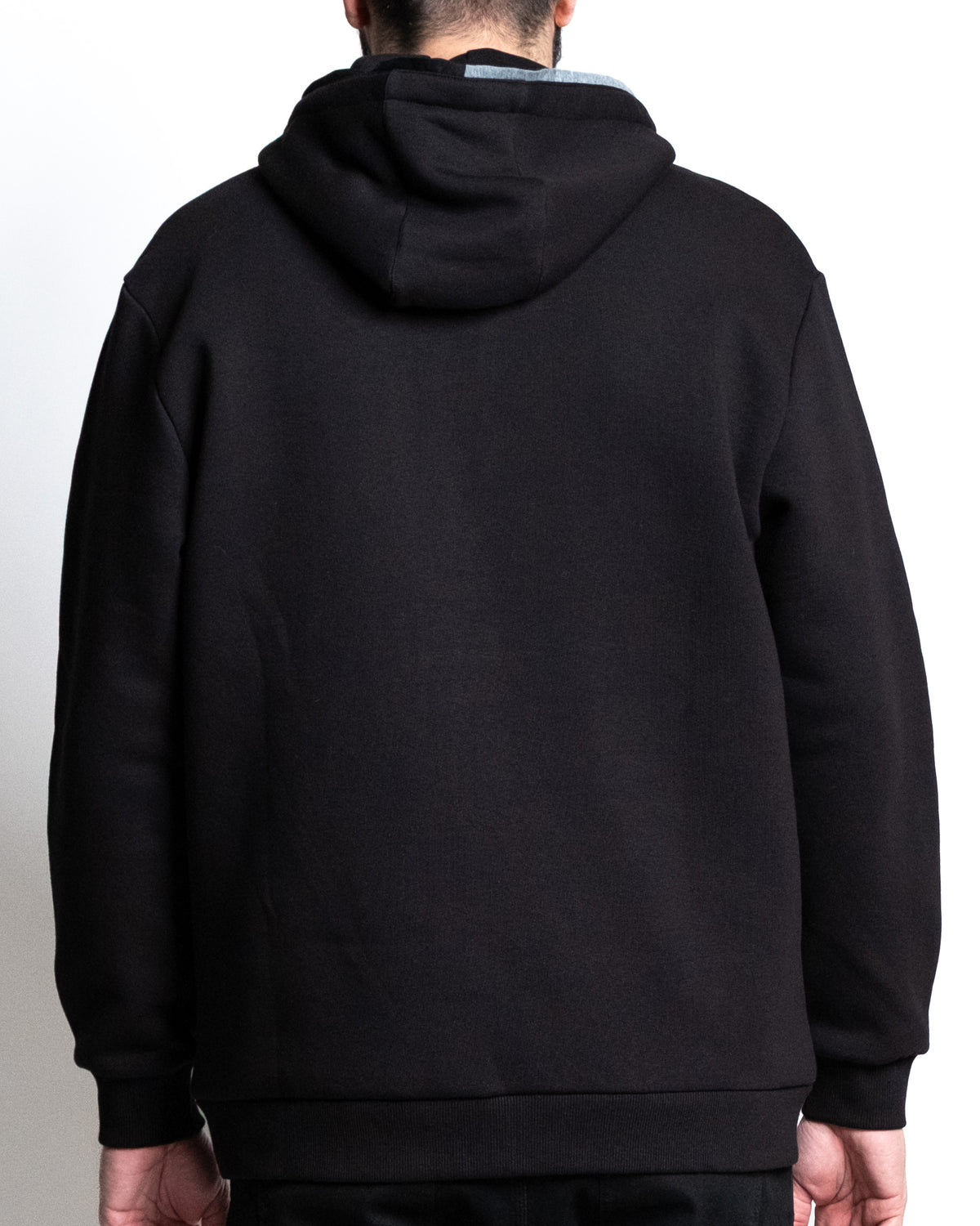 Giacca zip capp profili nero
