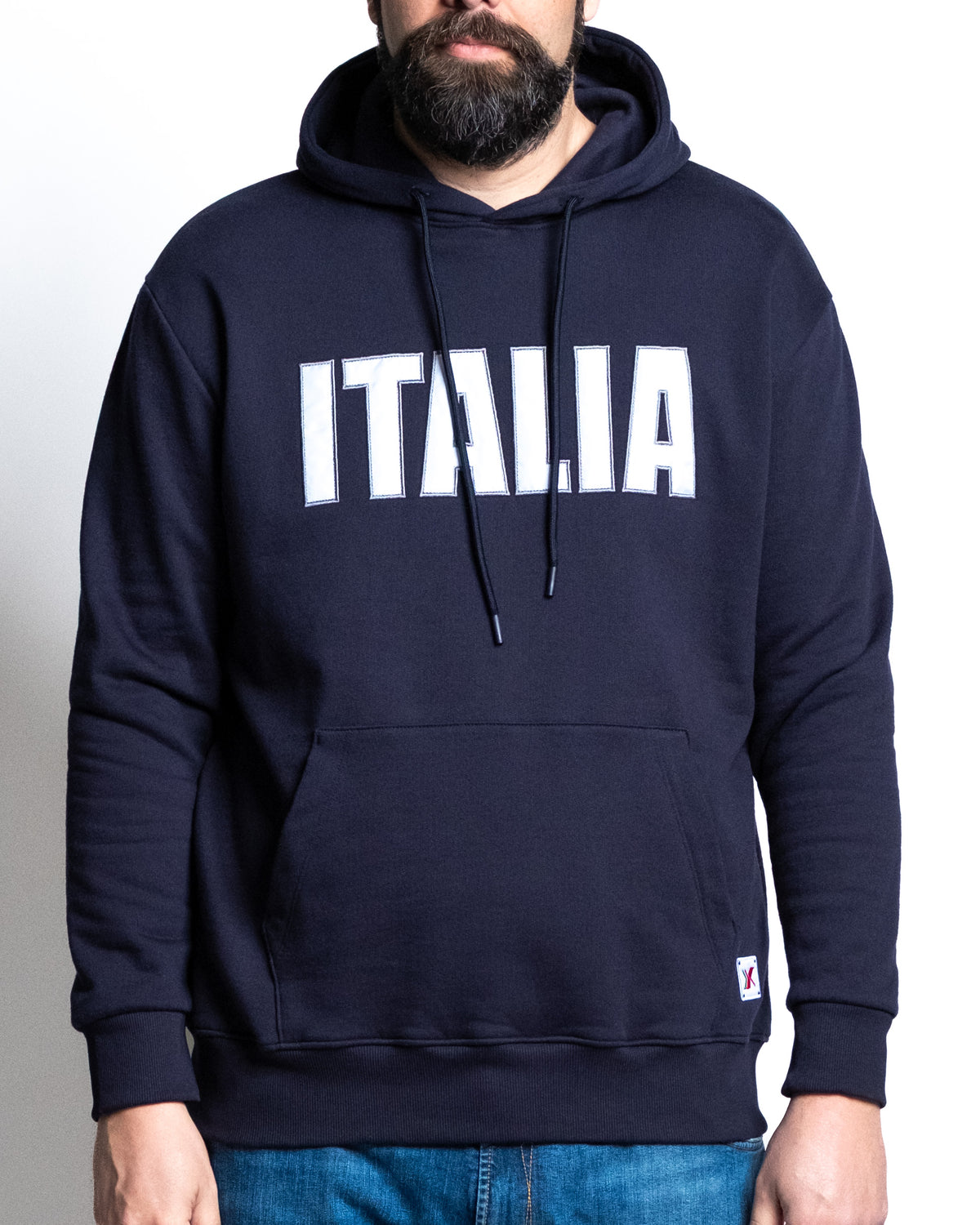 Felpa capp italia blu