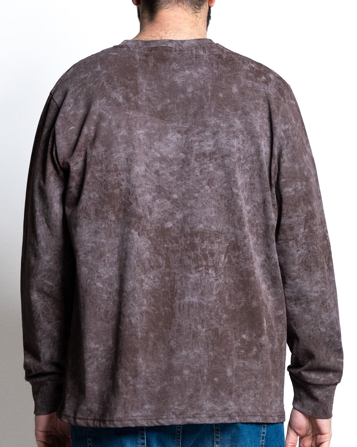 T-shirt marmorizzata moro
