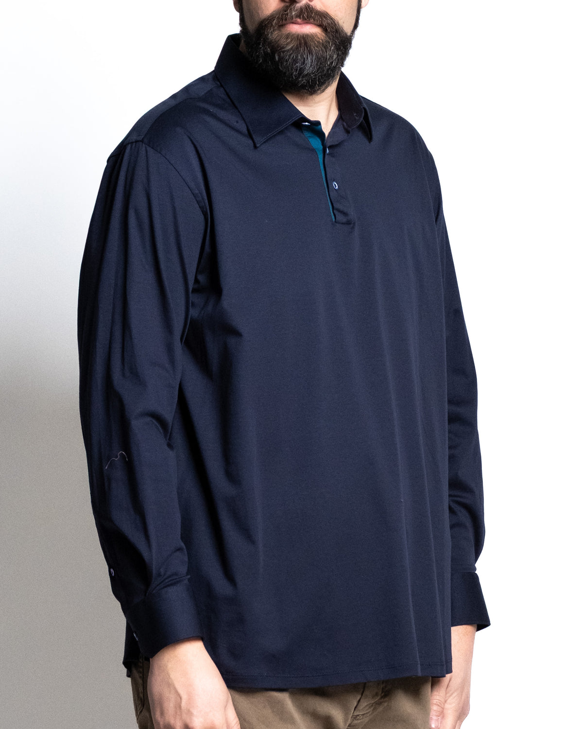 Polo ml tecnico blu