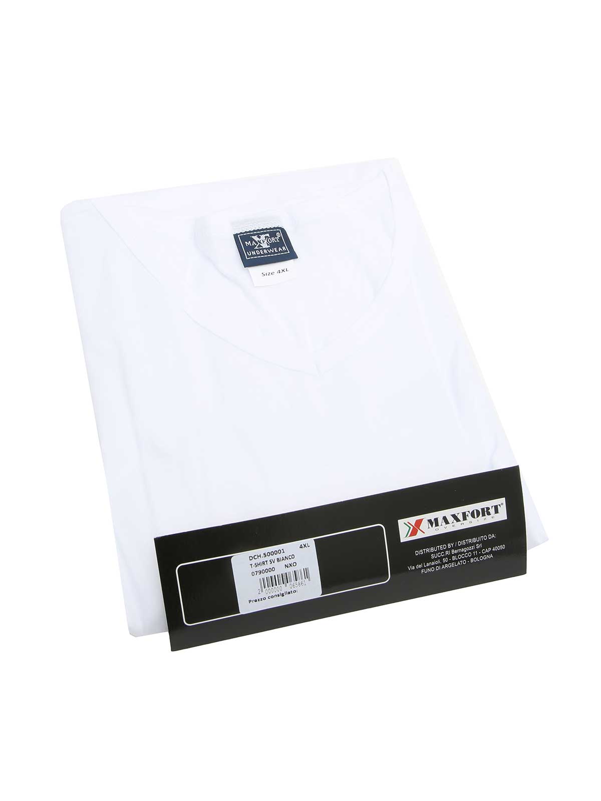 T-shirt scollo v grigio mel