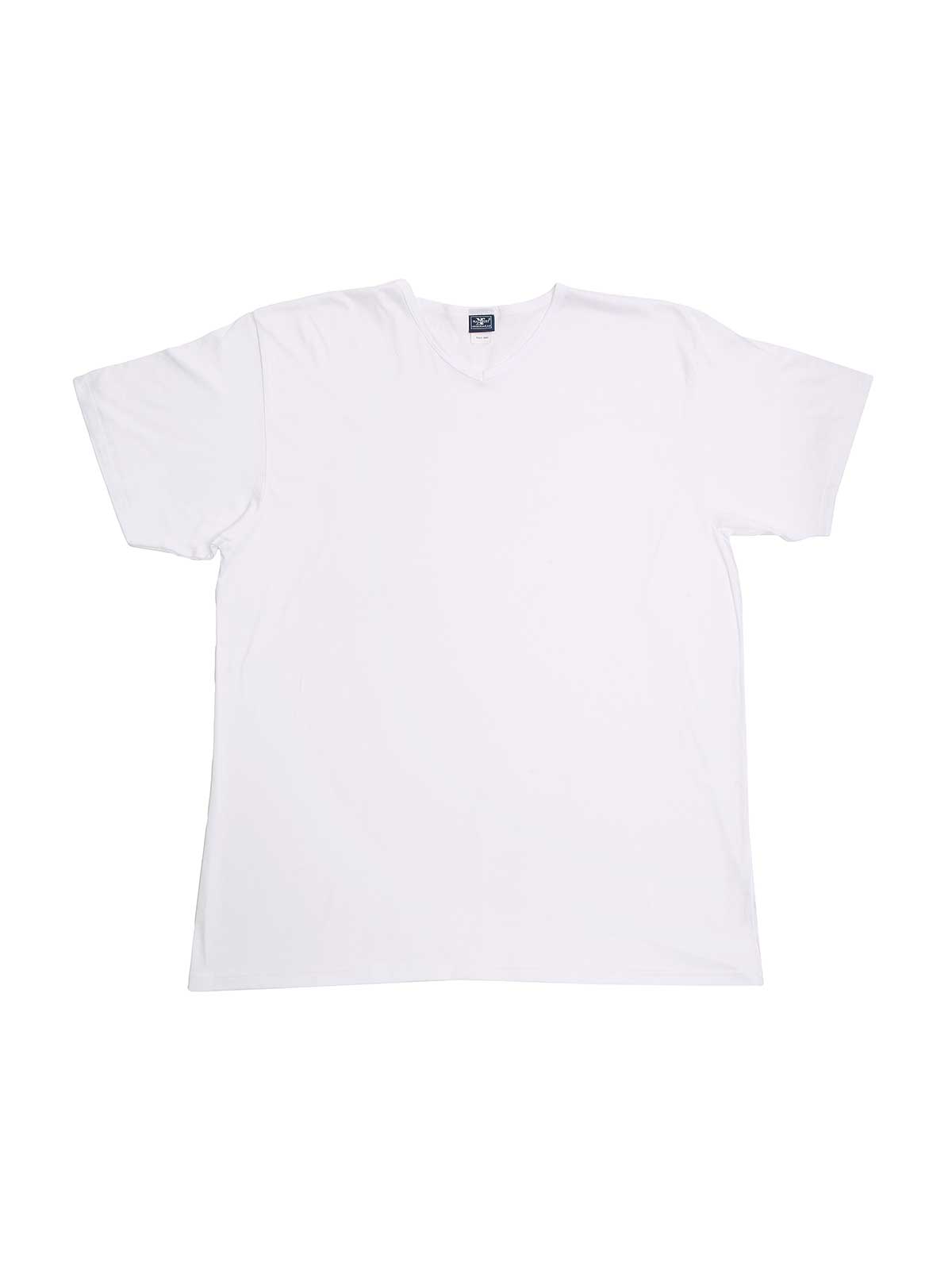 T-shirt scollo v grigio mel
