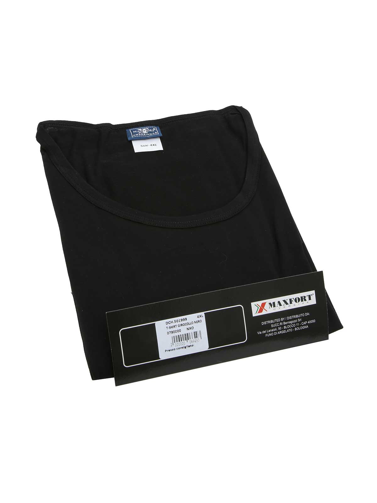 T-shirt girocollo nero