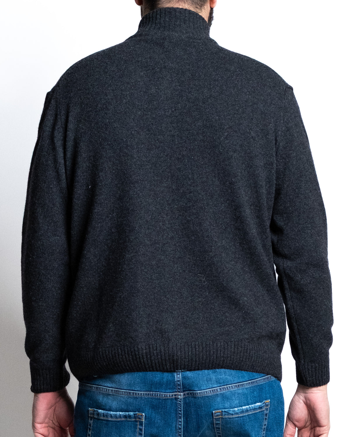 Giacca zip antracite
