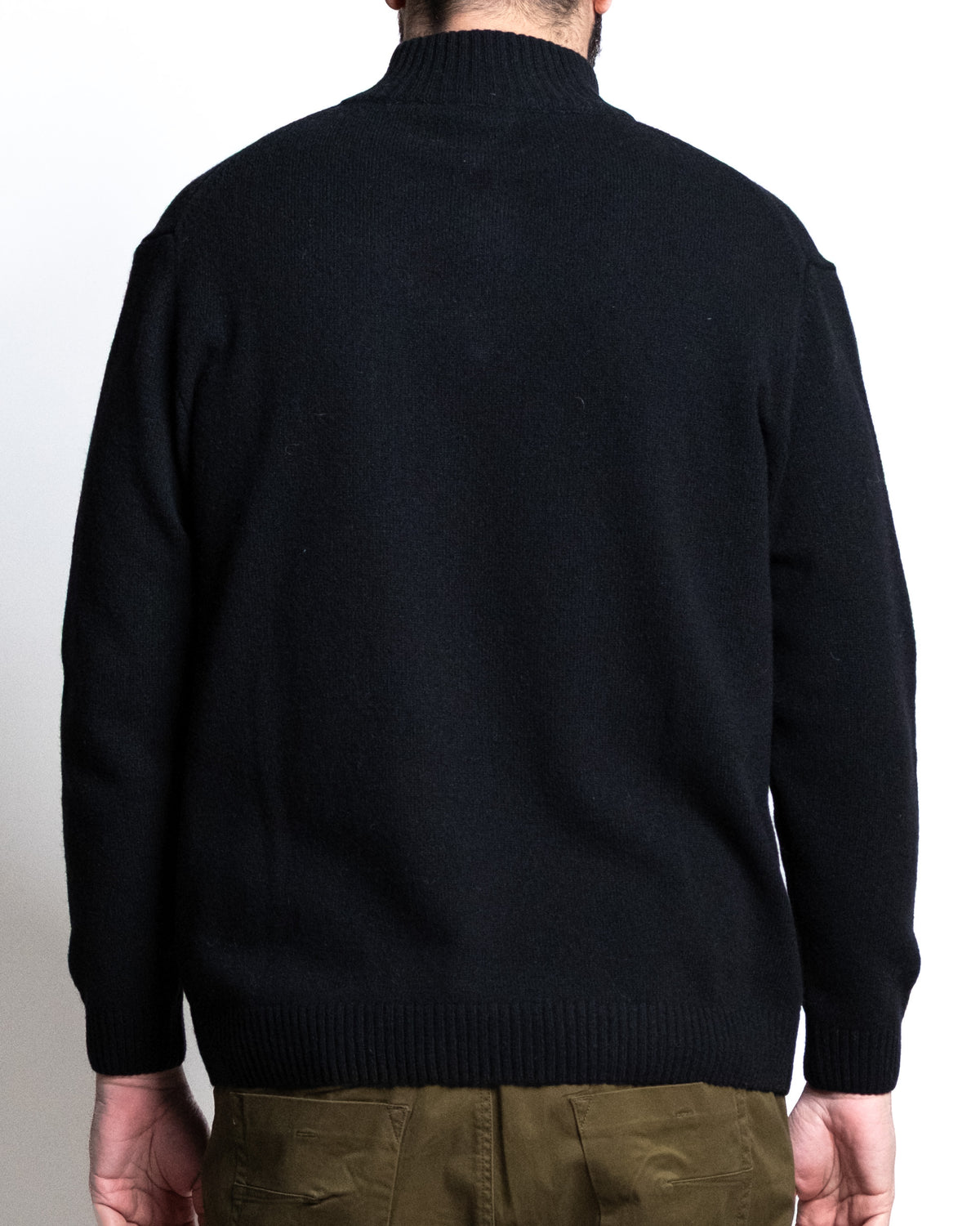 Mezza zip nero