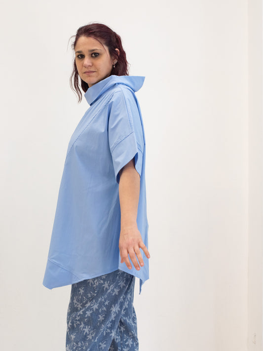 Maglia begalina collo ciambella punta