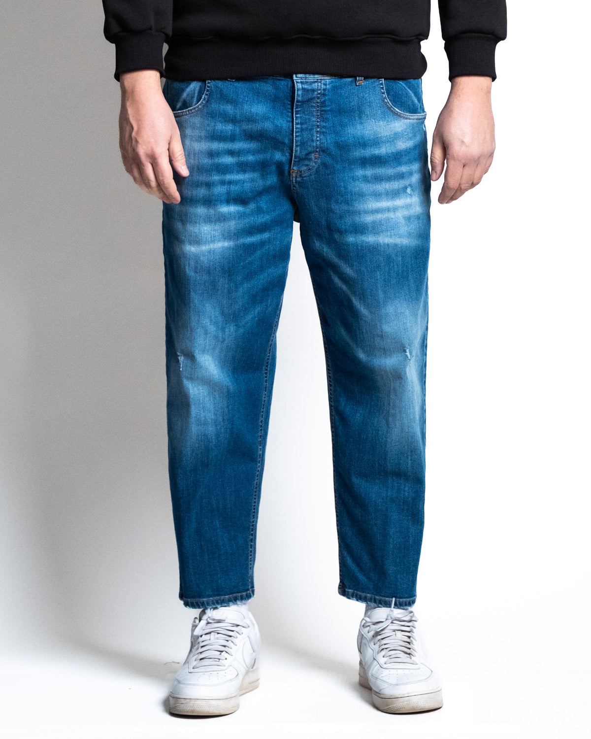 Jeans cropped denim.