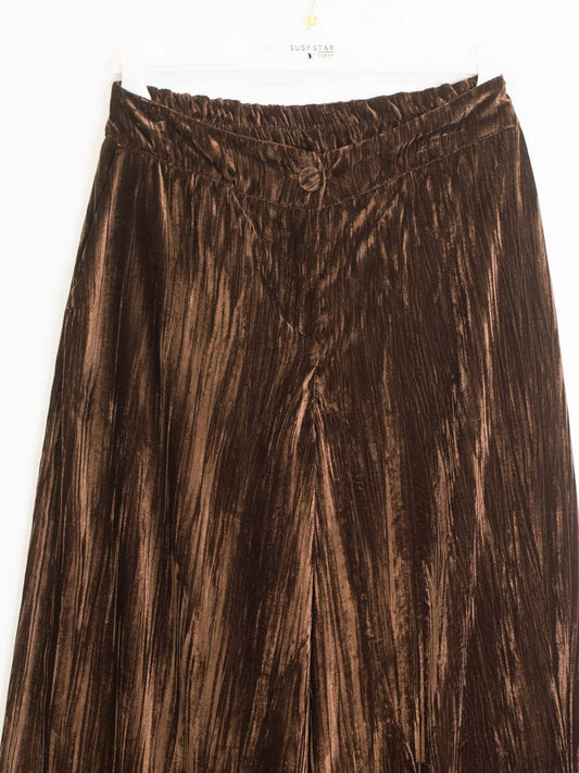 Pantalone ciniglia palazzo